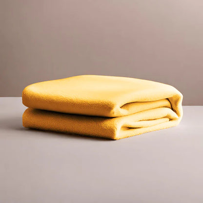 Ochre Extra Deep Teddy Fleece Fitted Sheet