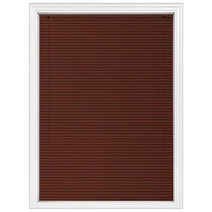 Walnut PVC Venetian Blinds 25mm Slats Wood Grain Effect Window Blind