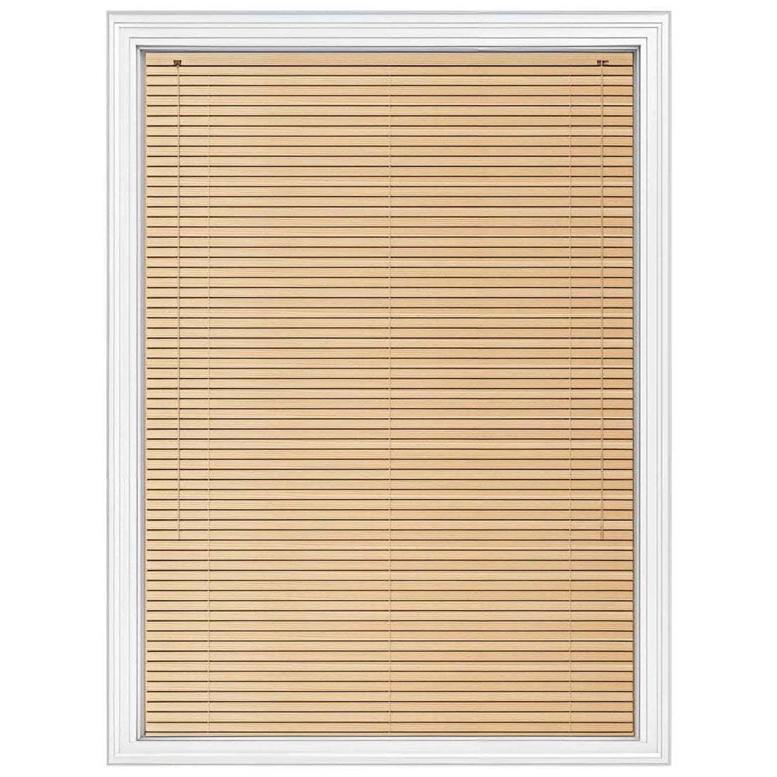 Natural PVC Venetian Blinds 25mm Slats Wood Grain Effect Window Blind