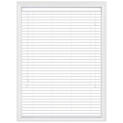 White Faux Wood Venetian Blinds 50MM Slats Window Blind