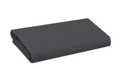 Egyptian Cotton Flat Sheet Breathable Bed Sheets - Charcoal