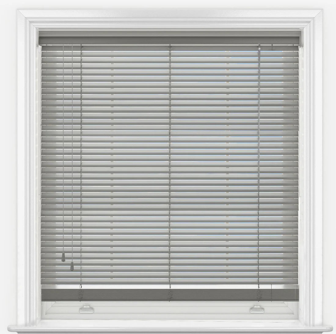 Grey PVC Venetian Blinds 25mm Slats Window Blind