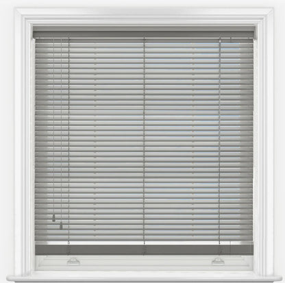 Grey PVC Venetian Blinds 25mm Slats Window Blind