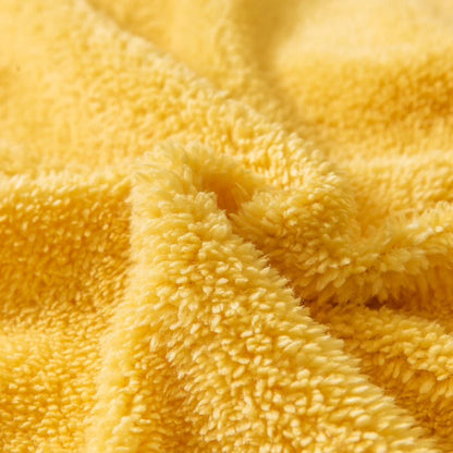 Teddy Fleece Bedding Duvet Covers Set - Ochre